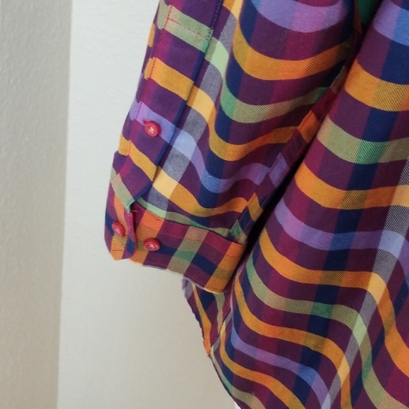 Twenty Eight Degrees Long Sleeve Plaid Shirt - Picture 4 of 8